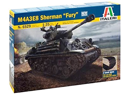Italeri m4a3e8 sherman fury - m4a3e8, sherman"fury"