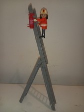 Playmobil échelle triple de pompie secours chantier city  vintage