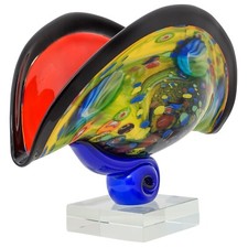 Bol en verre  de style murano