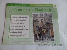 CARTE FICHE PLAISIR DE CHANTER