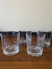 4 verres à whisky en cristal gravés BACCARAT DE LORRAINE