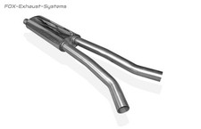 Inox Sport-Vorschalldämpfer Ford MUSTANG VI 6 à Partir De 2014 2.3l Ecoboost