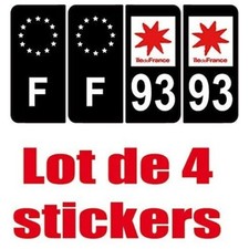 4 Autocollants Stickers Auto