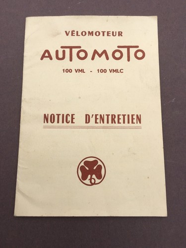 Petit fascicule vélomoteur - fascicule,