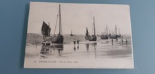 BERCK BEACH ON THE BEACH BOAT SAIL FISHERMEN 62