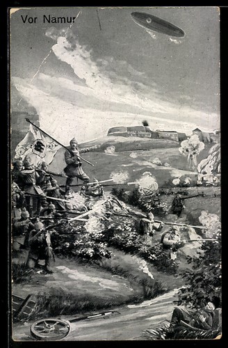 Namur soldats au combat - ak,