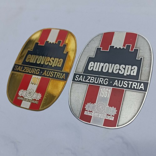 Vintage euro vespa badge - vintage,
