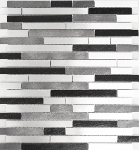 Mosaïque aluminium gris - mosaïque,