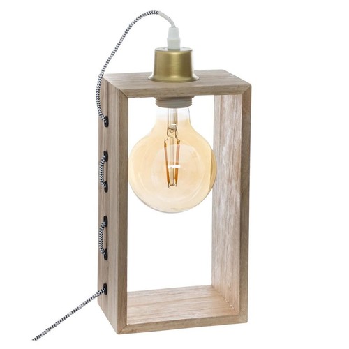 Lampe poser bois iwata - lampe,