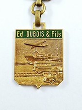 KEYCHAIN - TRANSPORT EDOUARD DUBOIS & FILS - ENAMELLED METAL 60s - AUGIS