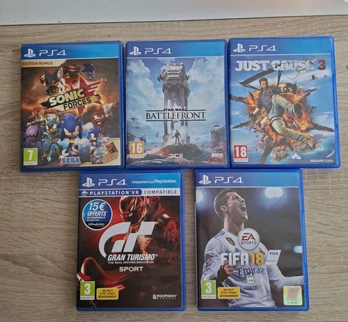 Lot jeux ps4 - ps4, sonic