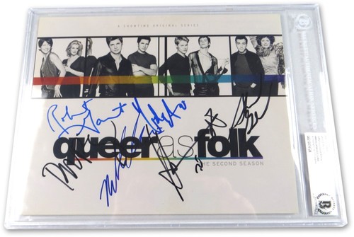 Queer folk signed cast - queer,