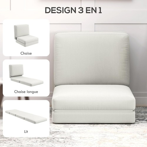 Fauteuil convertible place - 1,