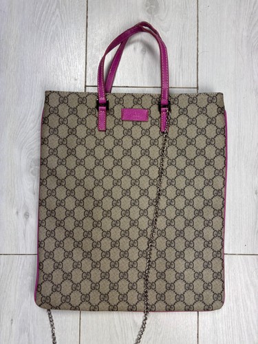 Sac main gucci gris rose - main,