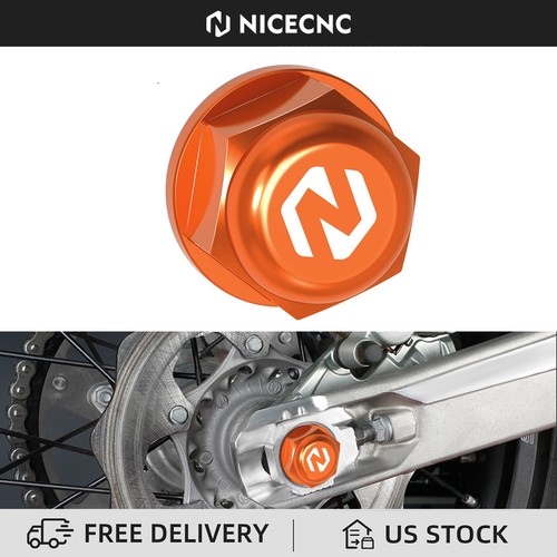 Billet rear axle bolt nut - rear,