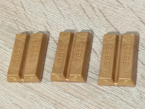 Playmobil lingots or - x3,