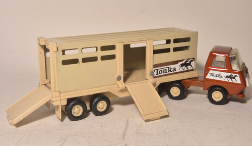 Tonka camion remorque chevaux - camion,