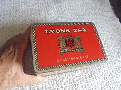 Ancienne boite tôle thé - boite, du