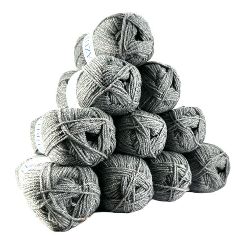 Lot pelotes azurite - azurite, gris