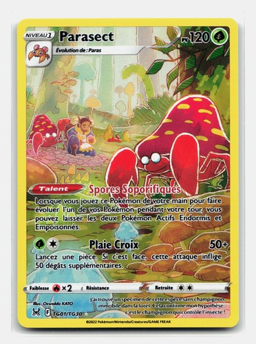 Carte pokemon parasect - pokemon,