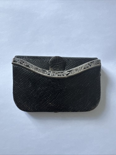 Porte monnaie ancien cuir - porte,