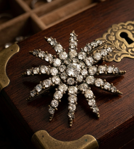 Ancienne broche etoile - broche,