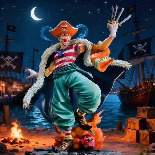 Figurine buggy clown - clown, anime