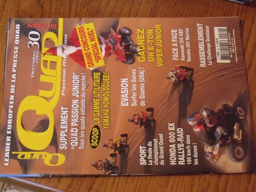 Revue quad n 30 challenge - quad,