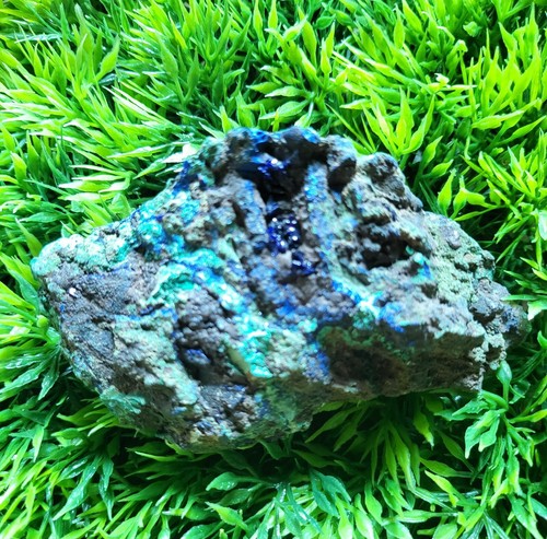 Azurite malachite brute - azurite,