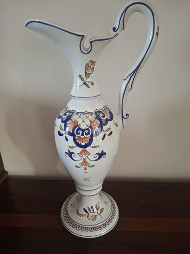 Aiguiere faience décor - aiguiere,