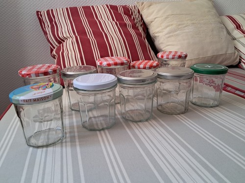 Lot pots verre pour - pots,
