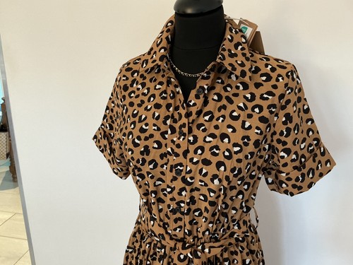 Robe chemisier leopard neuve - chemisier,