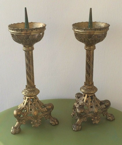 Paire chandeliers anciens - paire,