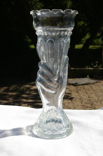 Ancien vase cornet - ancien, main
