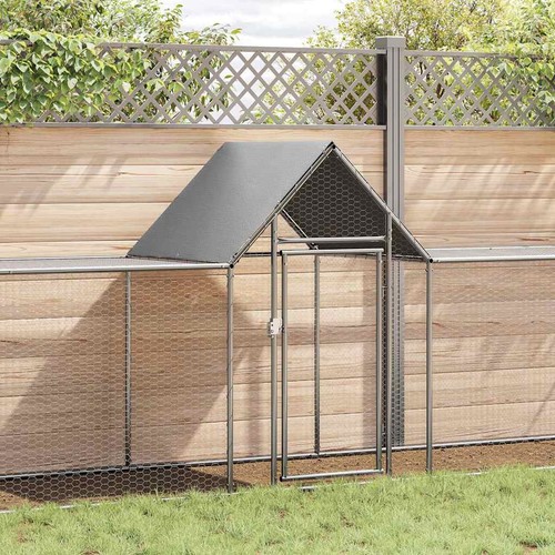 Poulailler acier enclos - poulailler,