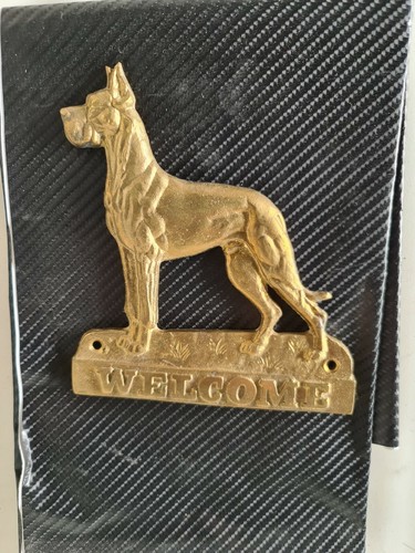 Dogue allemand plaque - allemand,