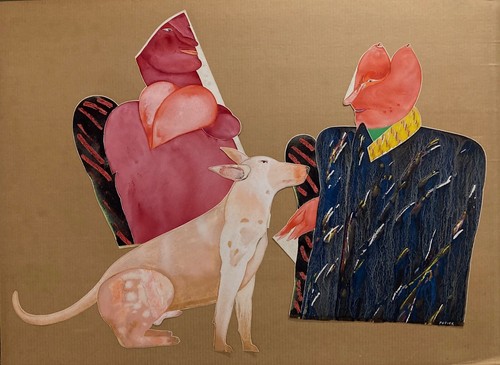 Michel potier aquarelle encre - michel,