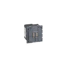 Legrand 067462 - Prise double Céliane pour chargeur USB - 2400 mA
