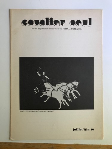 Cavalier seul 19 bulletin - seul, n°