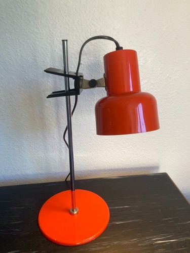 Lampe orange pince vintage - pince,