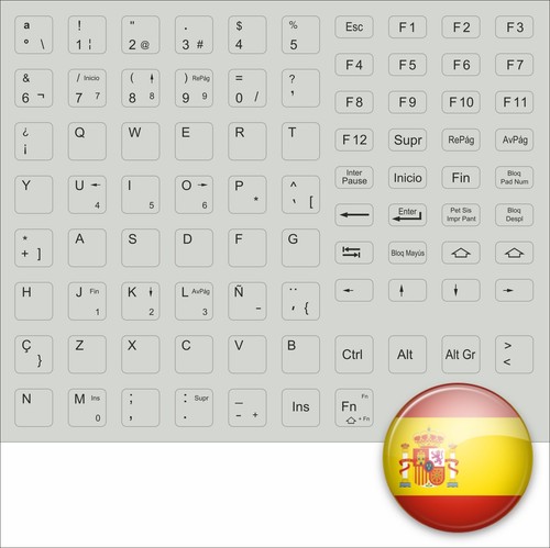 Espagne keystick autocollants - espagne,