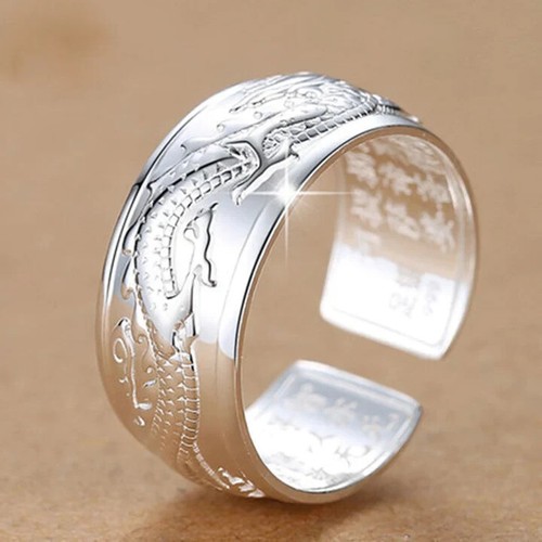 Bague argent mantra - bague,