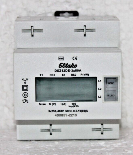 Compteur énergie triphasé - compteur, d'énergie