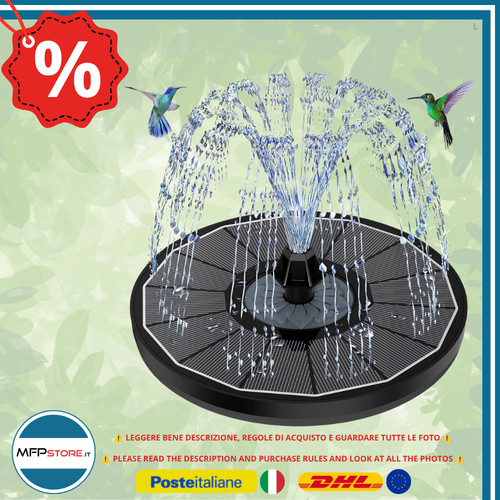 Fontana solare jardin - solare, w