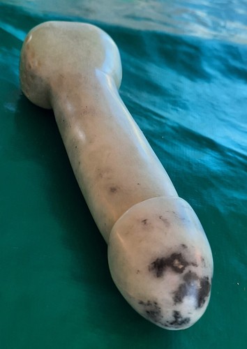 Sculpture pénis phallus - sculpture, jade