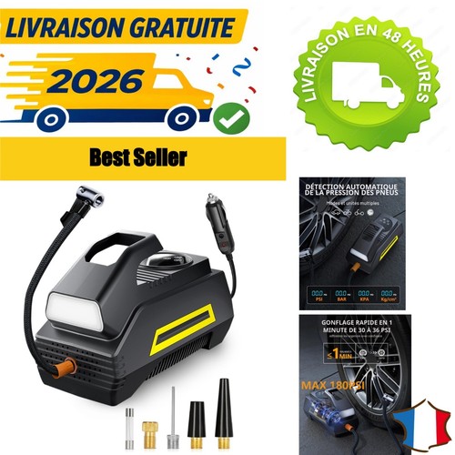 Compresseur air 12v portable - d'air,