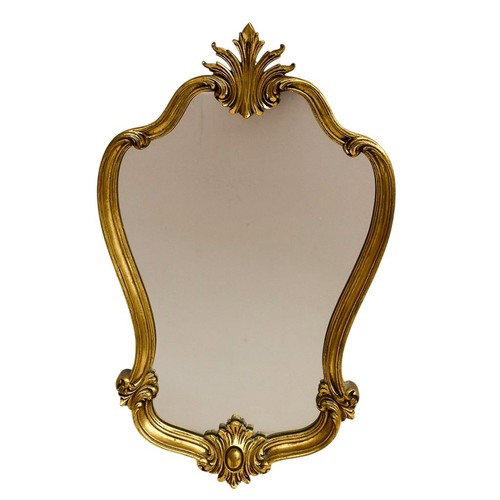 Miroir glace doré arabesque