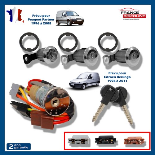Kit barillet porte 1 - +,
