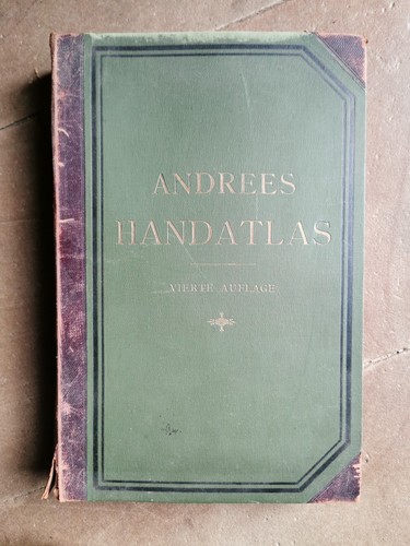Atlas andrees handatlas vierte - atlas,