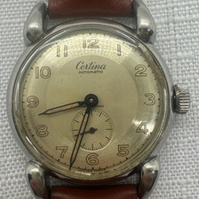 Vintage Swiss Certina Automatic Bump Watch Stainless 17J Kurth Freres S A 360